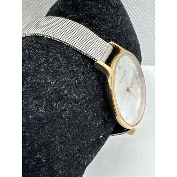 Skagen SKW2397 Men\'s Silver Stainless Steel Mesh Analog Dial Quartz Watch JNA979